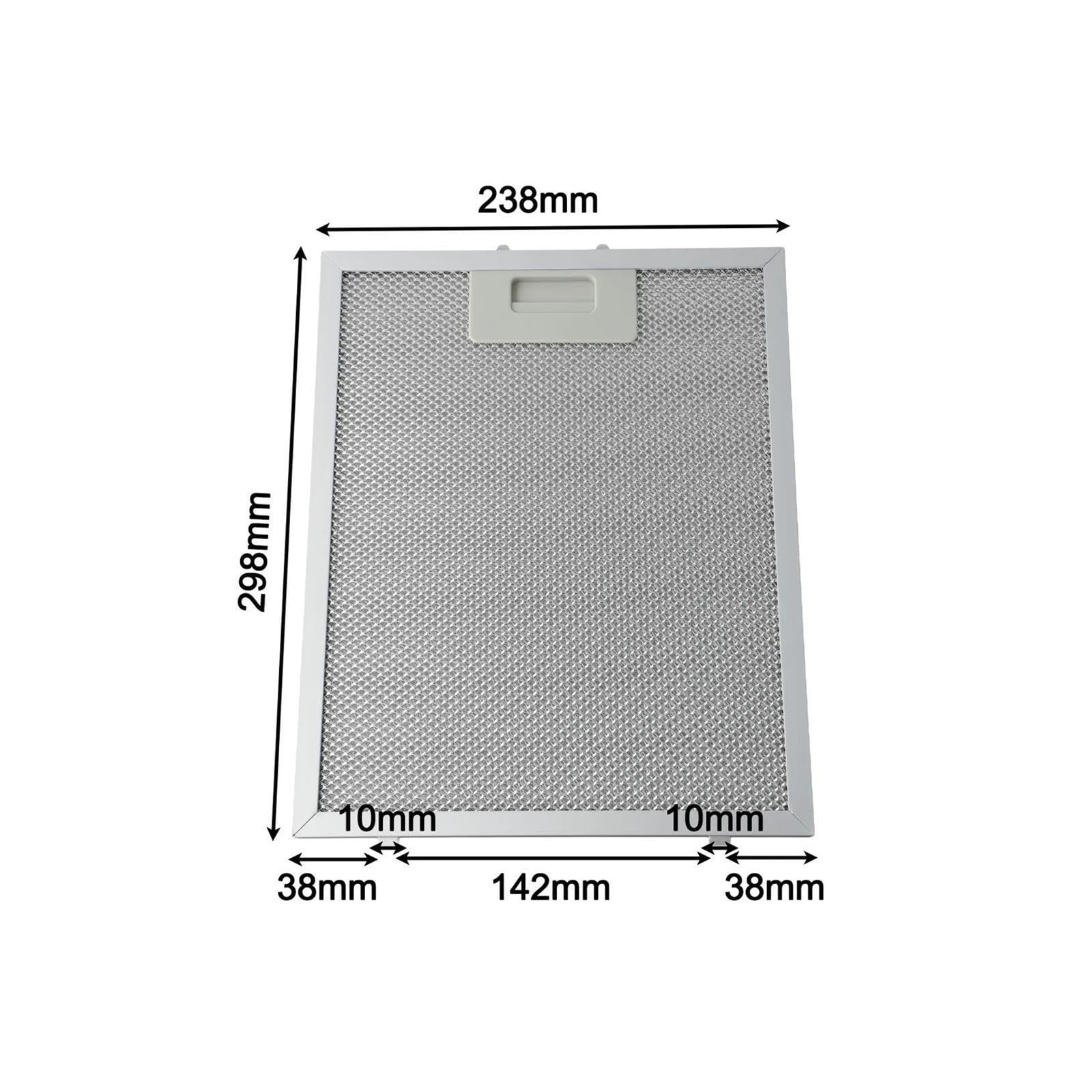 Herd Kapuze Filter Ersatz 300 X 240 X 9mm Aluminium Mesh Fettfilter