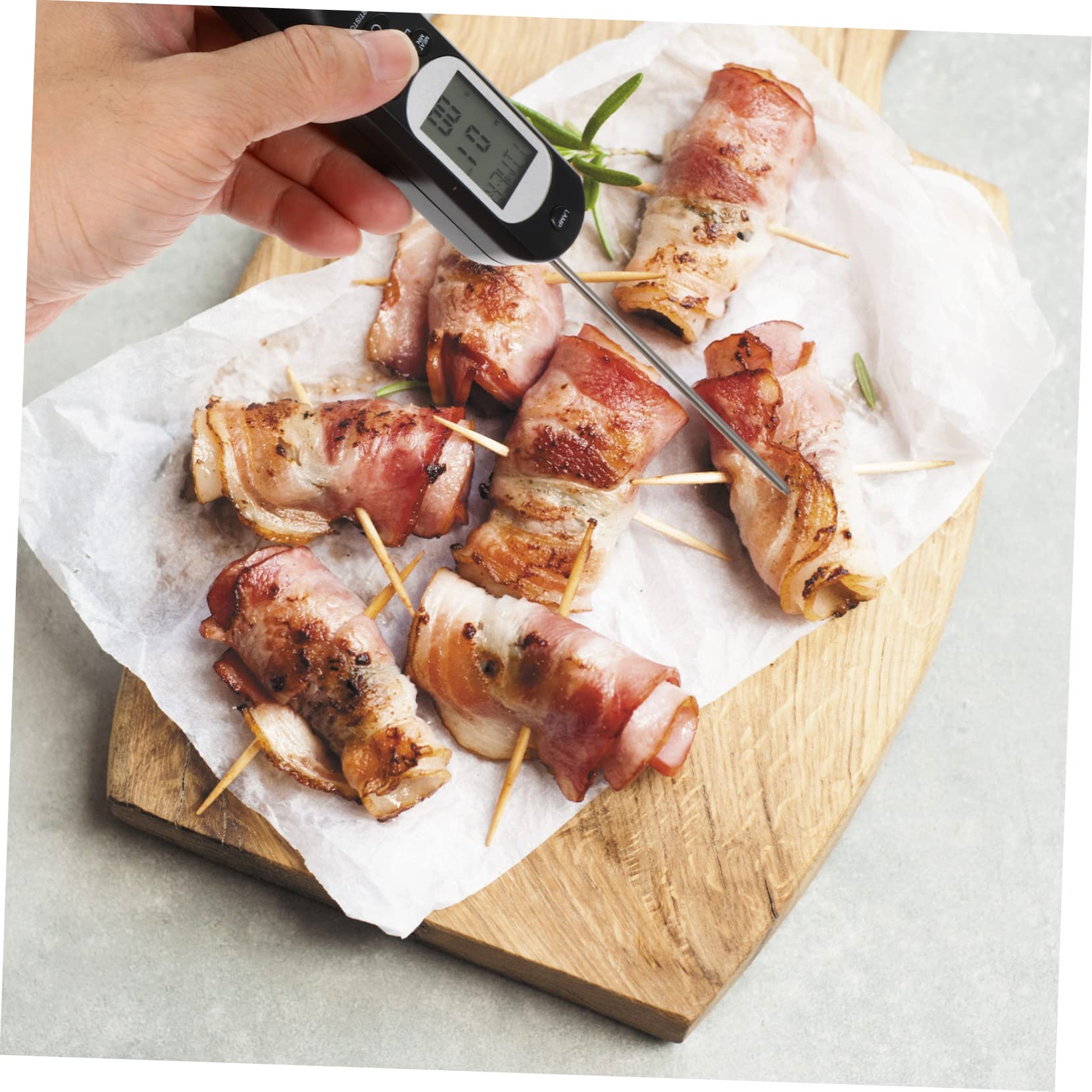 Ciieeo 2sets Termometro Per Usb Ricaricabile Allerta Termometro Per e Barbecue Misuratore Per Maiale e Portatile