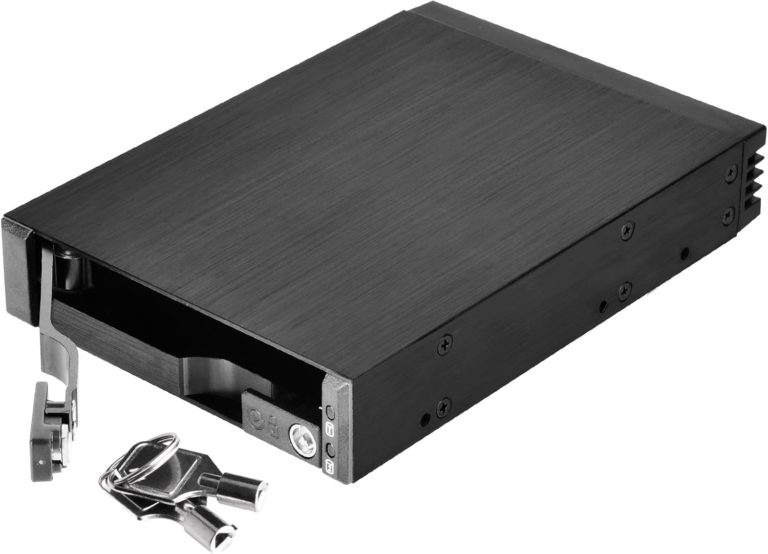 SilverStone SST-FS202 with a drive partially inserted