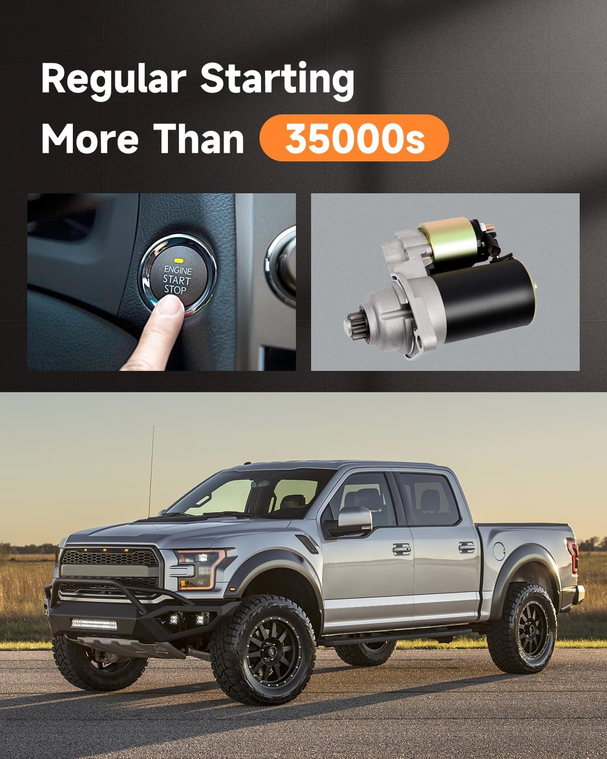 OCPTY Starter Fit for TT Coupe/Quattro 1.8L 2000-2006 for Volkswagen for/for Golf/for Jetta 1.8L/2.0L w/MT Later Body Style 1998-2005 0001107022 17780N