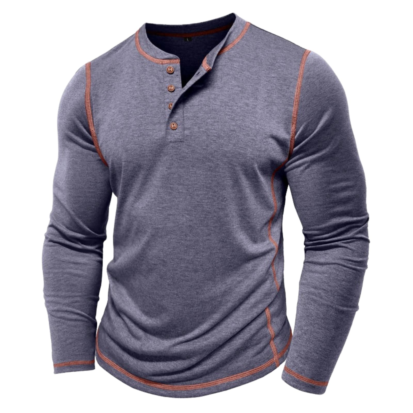 Camisas de manga larga para hombre, casuales, clásicas, de algodón, ligeras, con botones