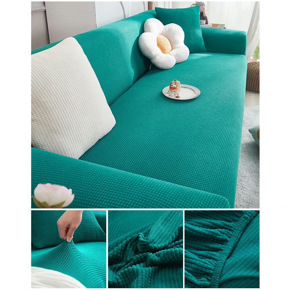Housse de canapé extensible en polaire pour masquer l'usure de votre fauteuil