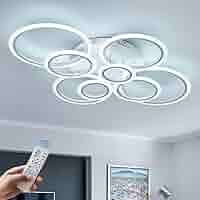 SYZXSP Modern LED Ceiling Light 41inch with Remote Dimmable