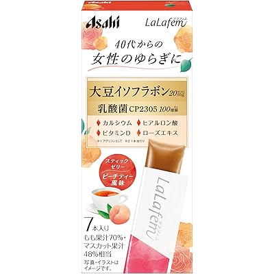 アサヒグループ食品 ララフェム ゼリー ピーチティー風味 (7本)