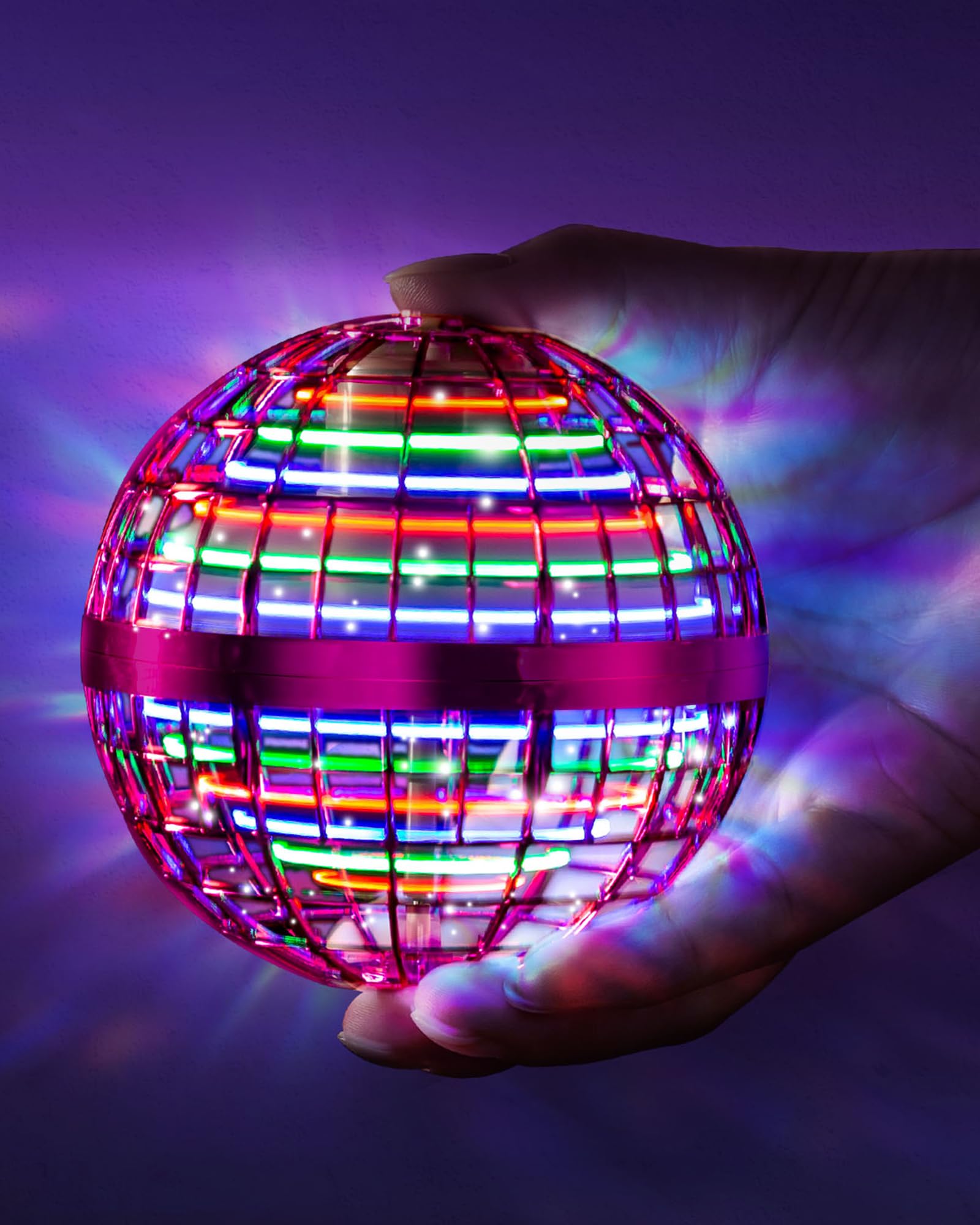 2023 Modified Flying Orb Ball Toys for Boys Cosmic Globe Floating Ball Soaring Boomerang Hover Ball Mini Drone Flying Spinner Cool Kids Toys Birthday Gifts for Boys Girls 6 7 8 9 10+