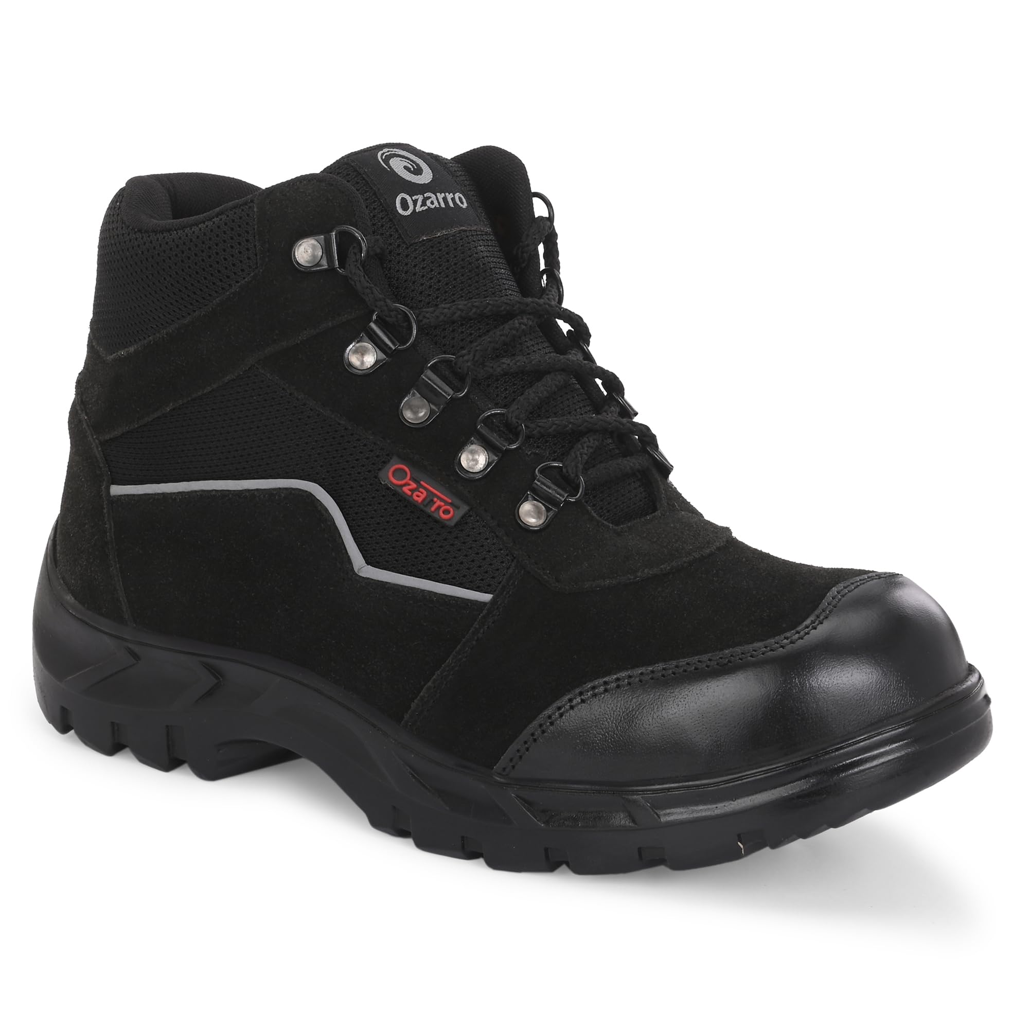 Suede Leather Steel Toe Safety Shoe for Mens (S4448)-image-40