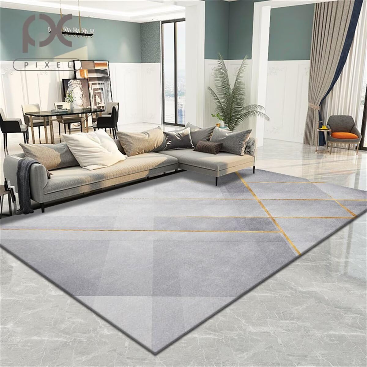 Tapis de sol de salon doux pour réchauffer un sol froid de séjour