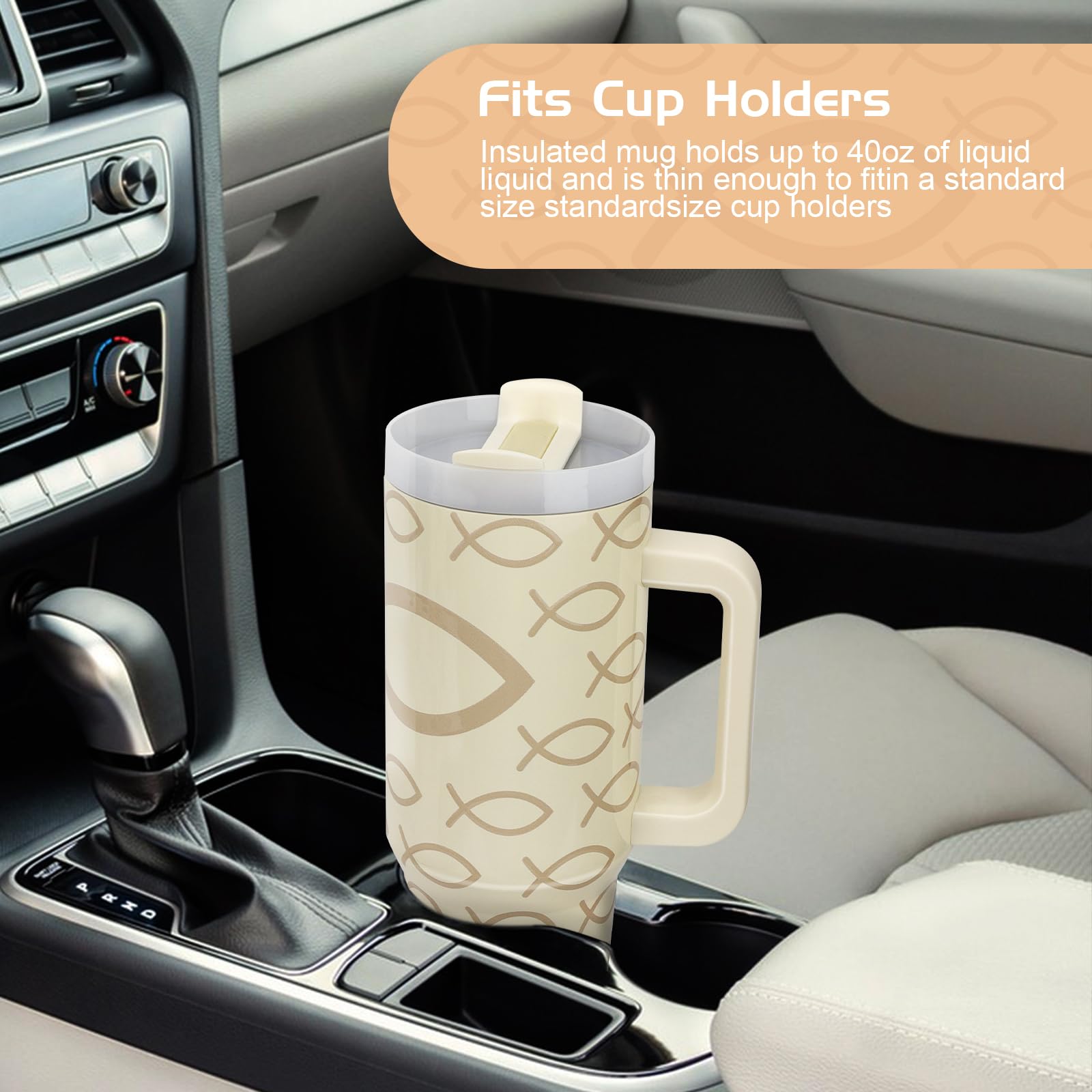 WALLFID Tumbler da 40oz in Acciaio Inossidabile a Isolamento Sottovuoto, con Coperchio, 3 Cannucce e 1 Spazzolino per Cannucce, Perfetto per Bevande Calde/Fredde, Ideale per Caffè (Calice celeste)