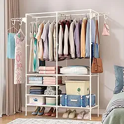 Arara Armario C/Sapateira Cabideiro em e Prateleiras em Branco