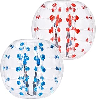 VEVOR Inflatable Bumper Ballѕ 2 Packs; 2FT/3FT/4FT/5FT Body Size Adult Human Bubble Ballѕ, Bumper Bubble Soccer Ballѕ for Teens/Adults