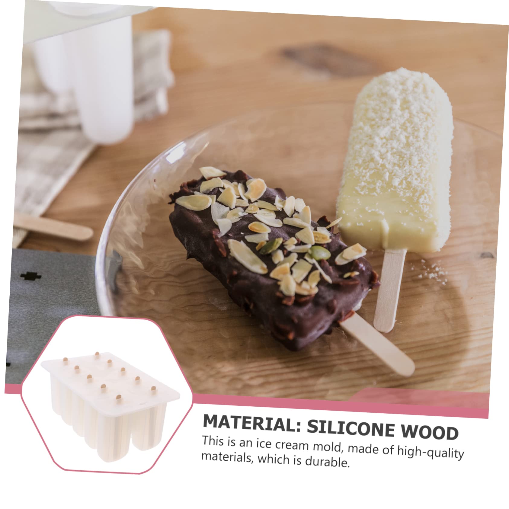 PartyKindom Moule à Glace Maison Pour Facile à Utiliser Et Réutilisable Pour Cas Glacés Diy
