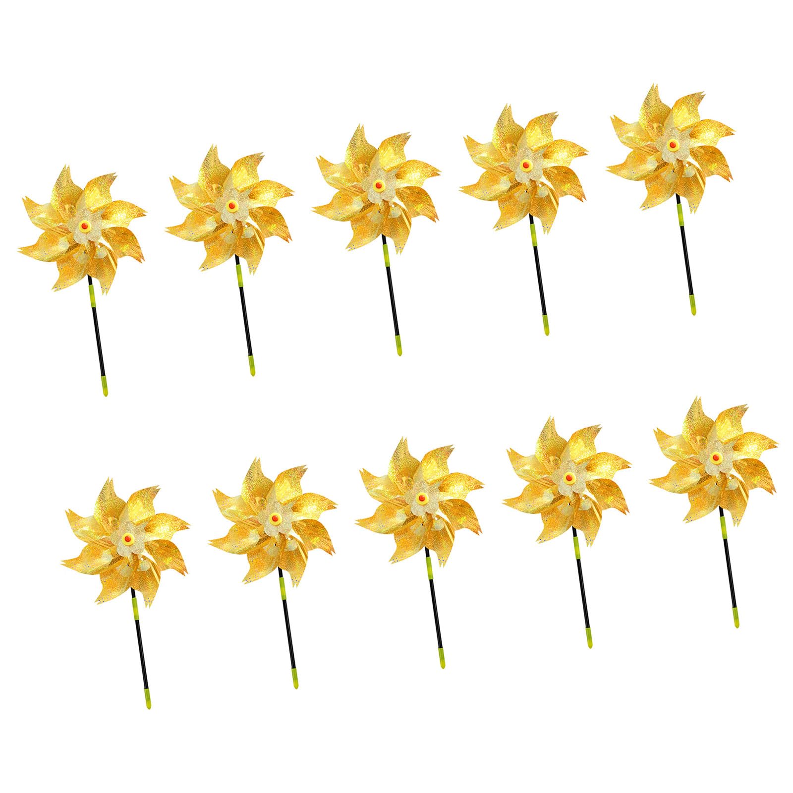 Multipurpose Rotating Windmills Spinner Ornaments for Bird and Decorative Functions in Gardens 10pcs Orchards