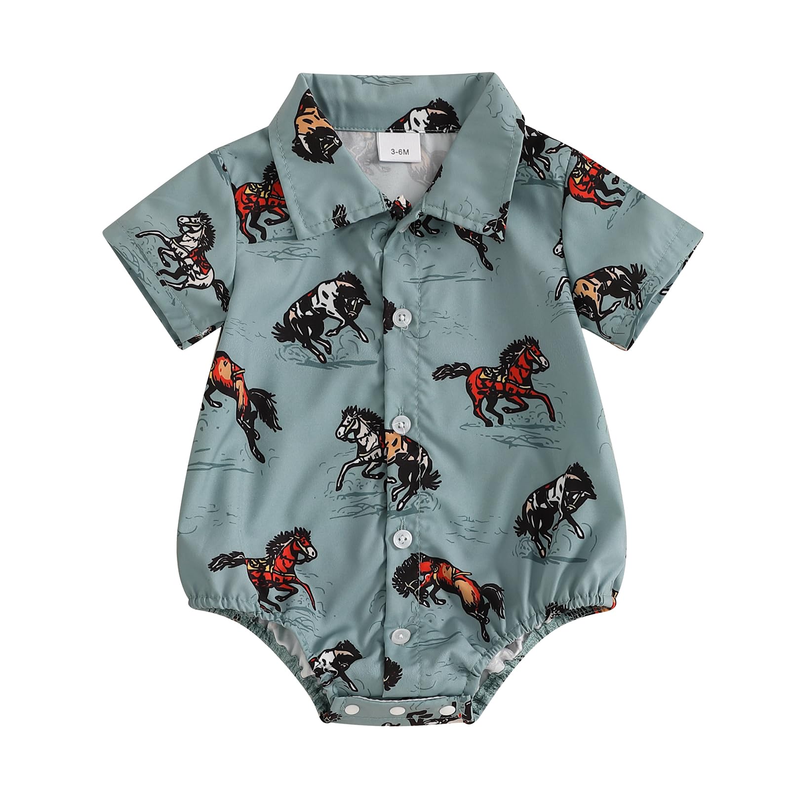 Western Baby Boy Clothes Wild Ride Short Sleeve Bubble Romper My First Rodeo Polo T-shirt Cow Boots Horse Bodysuit