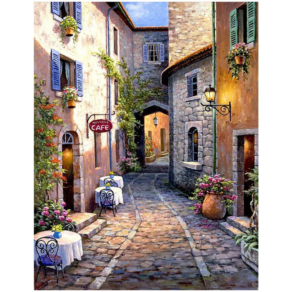 DCIDBEI (40 X 50 Cm) Kit Di Pittura Diamante 5D Completa Quadrato Square, DIY Diamond Painting Paesaggi Foresta Per Adulti, Decorazione Della Parete