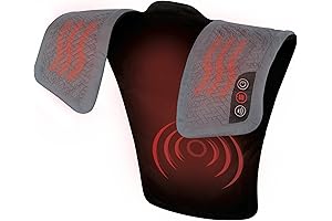 HoMedics NMS-450H Vibration Heated Shoulder Massager Wrap: Comfort and Relaxation at Your Fingertips