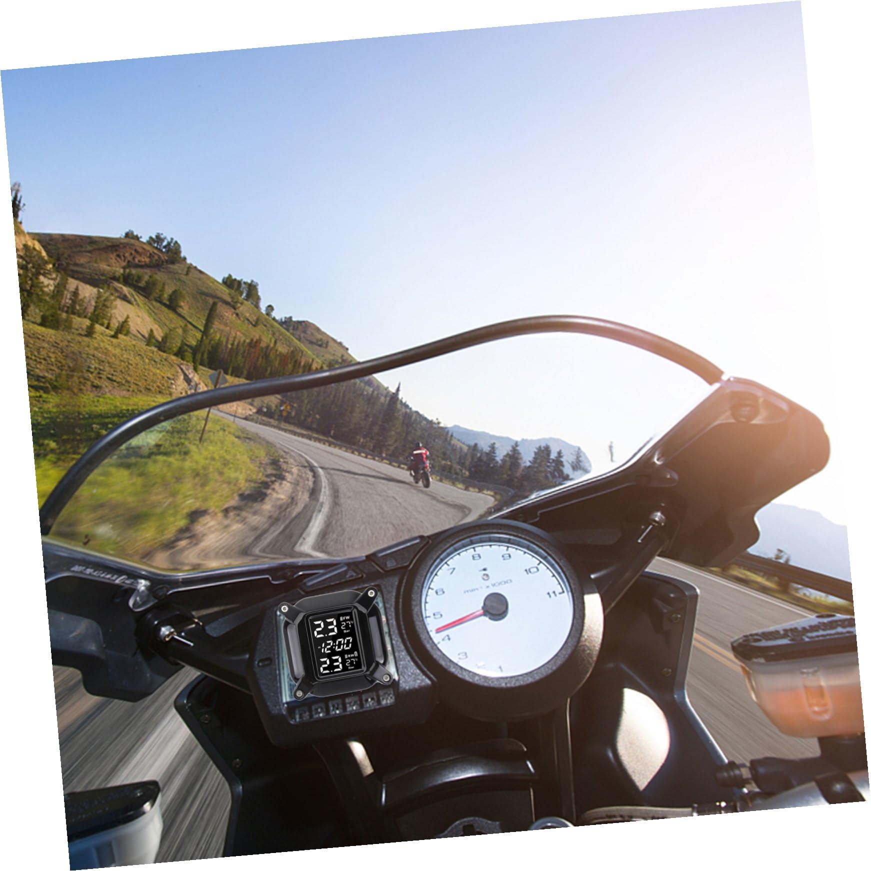 Czujnik Ciśnienia W Oponach Motocykla Do Monitorowania Samochodu Testowania Urządzenia Do Pomiaru Ciśnienia W Oponach Detektor Pojazdu Czujnik