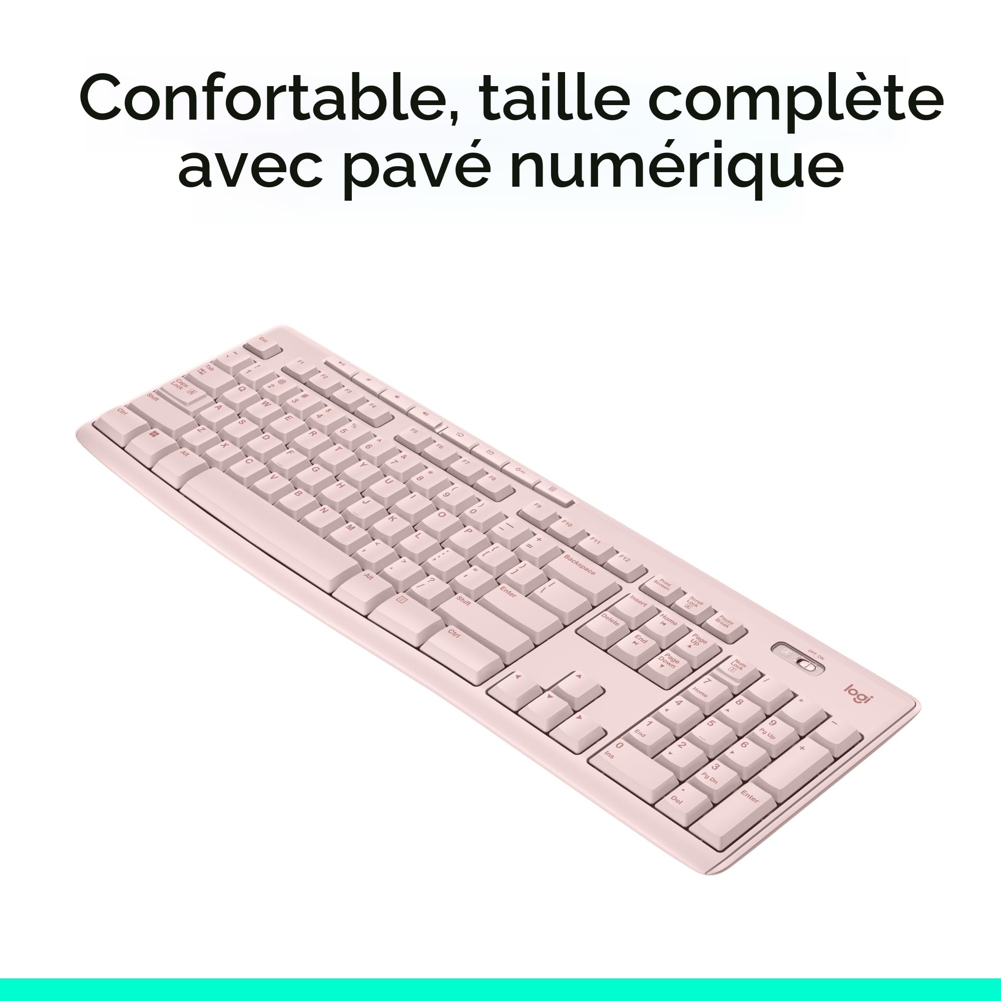 Logitech MK270 Desktop for Education avec Protection en Silicone, Clavier et Souris sans Fil pour Windows, USB 2,4 GHz, Souris compacte, 8 Touches multimédia, PC, AZERTY France Layout - Noir Logitech MK270 Desktop for Education avec Protection en Silicone, Clavier et Souris sans Fil pour Windows, USB 2,4 GHz, Souris compacte, 8 Touches multimédia, PC, AZERTY France Layout - Noir