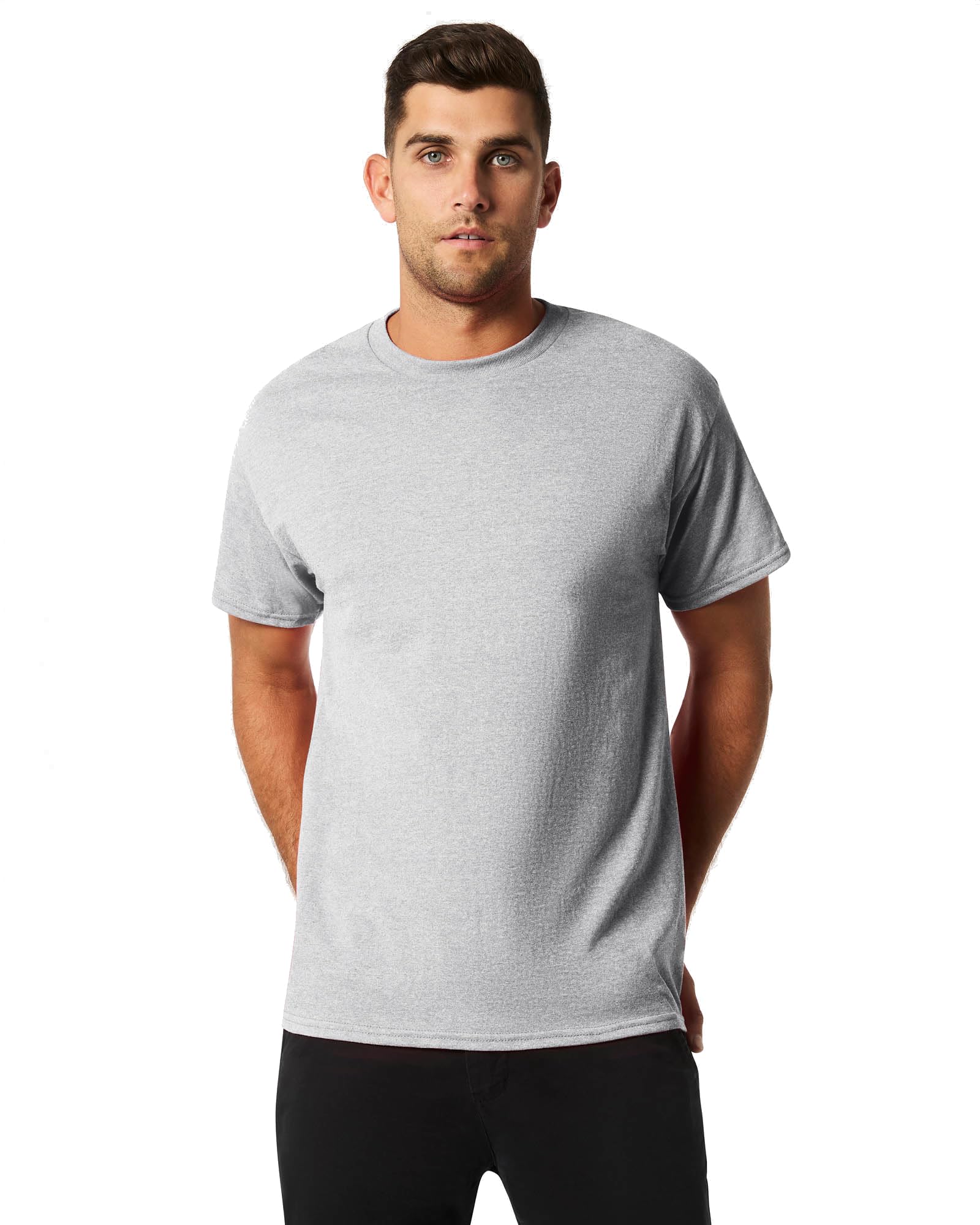 Men's Heavy Cotton Adult T-Shirt, 2-Pack T-Shirt (Pack of 3)
