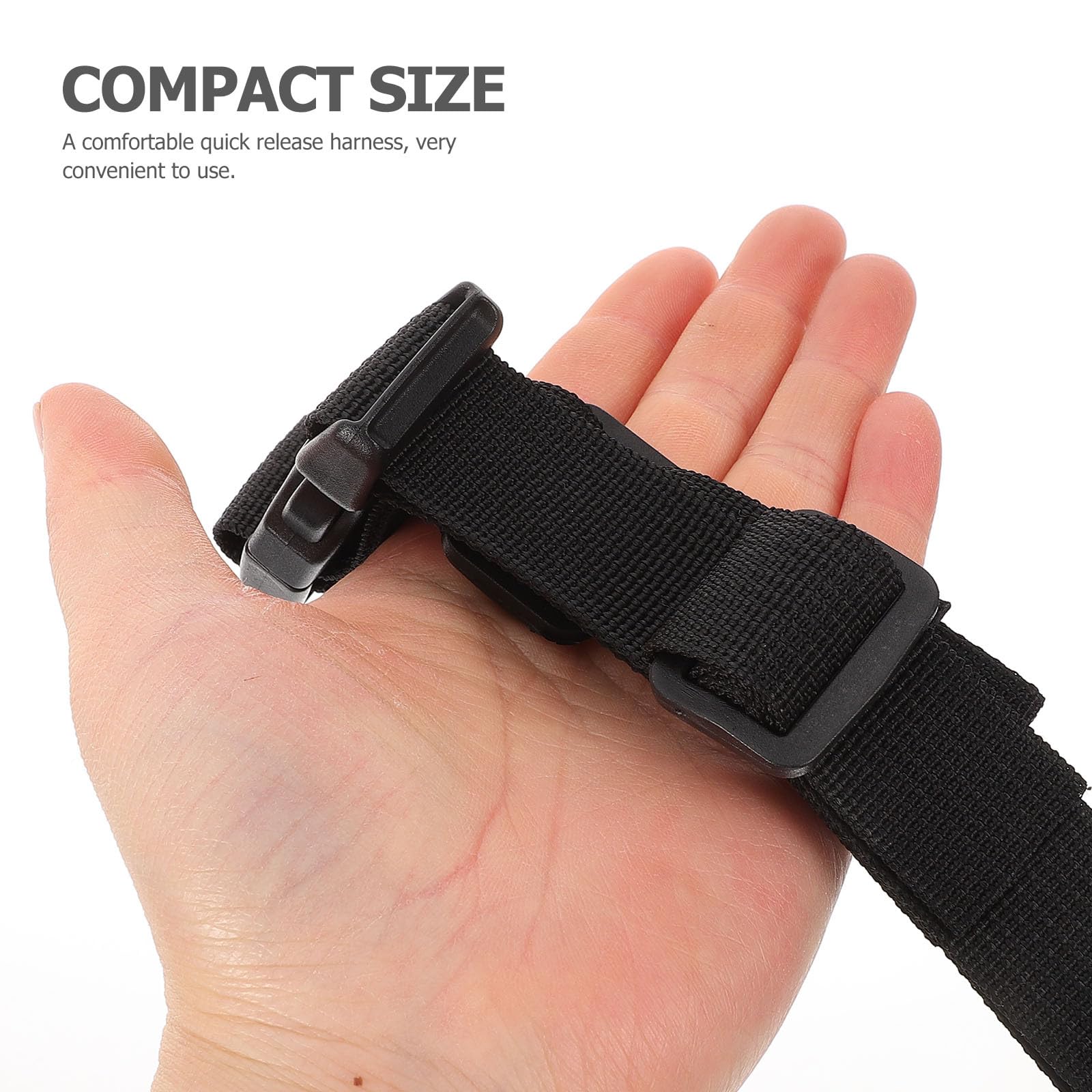 Ceinture Pectorale pour Accordéon Attaches de Sangle de Paquet à Dos, Sangle de Maintien Arrière Flexible Noire, Accessoire pour Musiciens en Déplacement