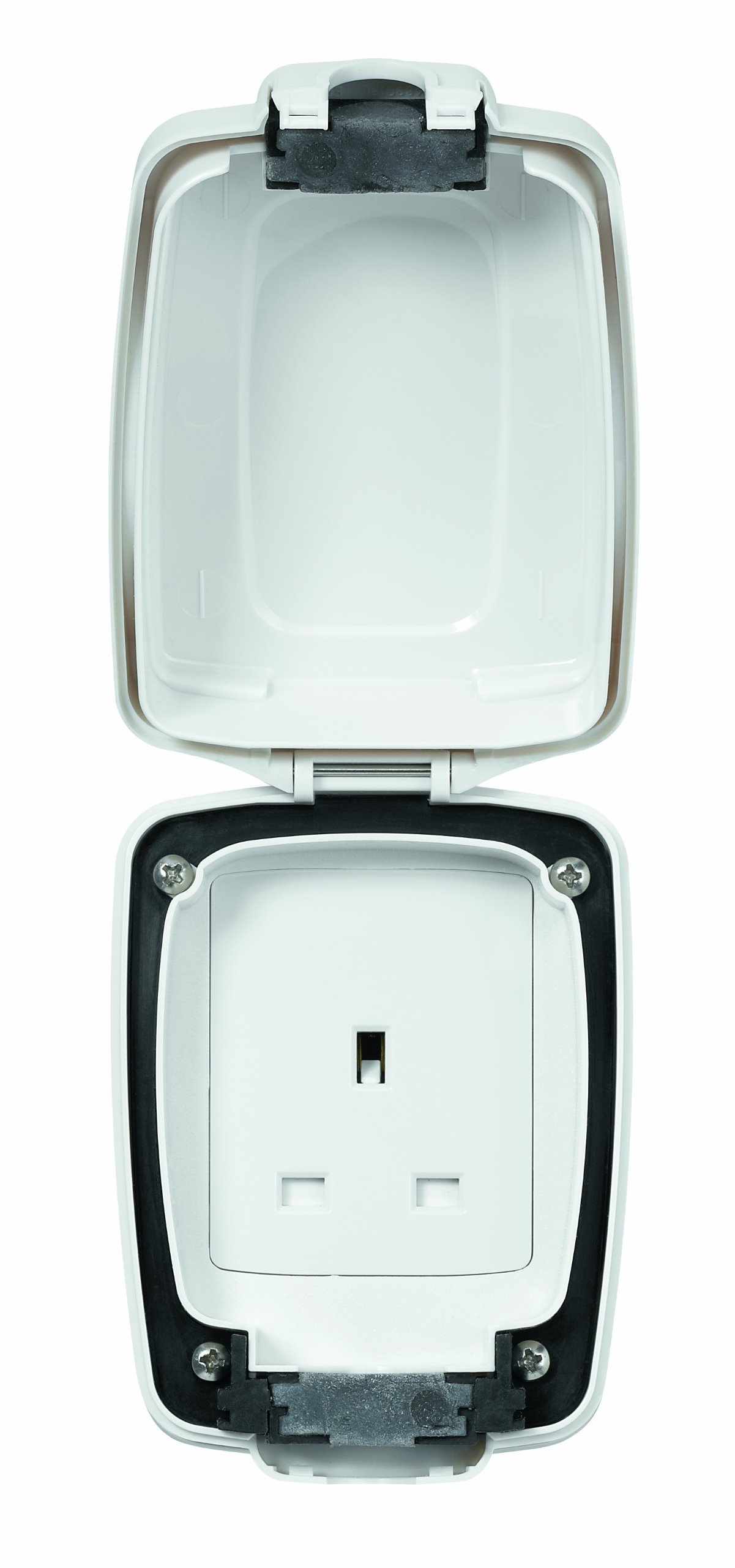 Shield Mk K46031whi 13 Amp 1-Gang Unswitched Socket Outlet