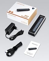 RSHTECH USB 3.0 Hub 10 Port Aktív Alumínium Elosztó 36W Tápegységgel 9