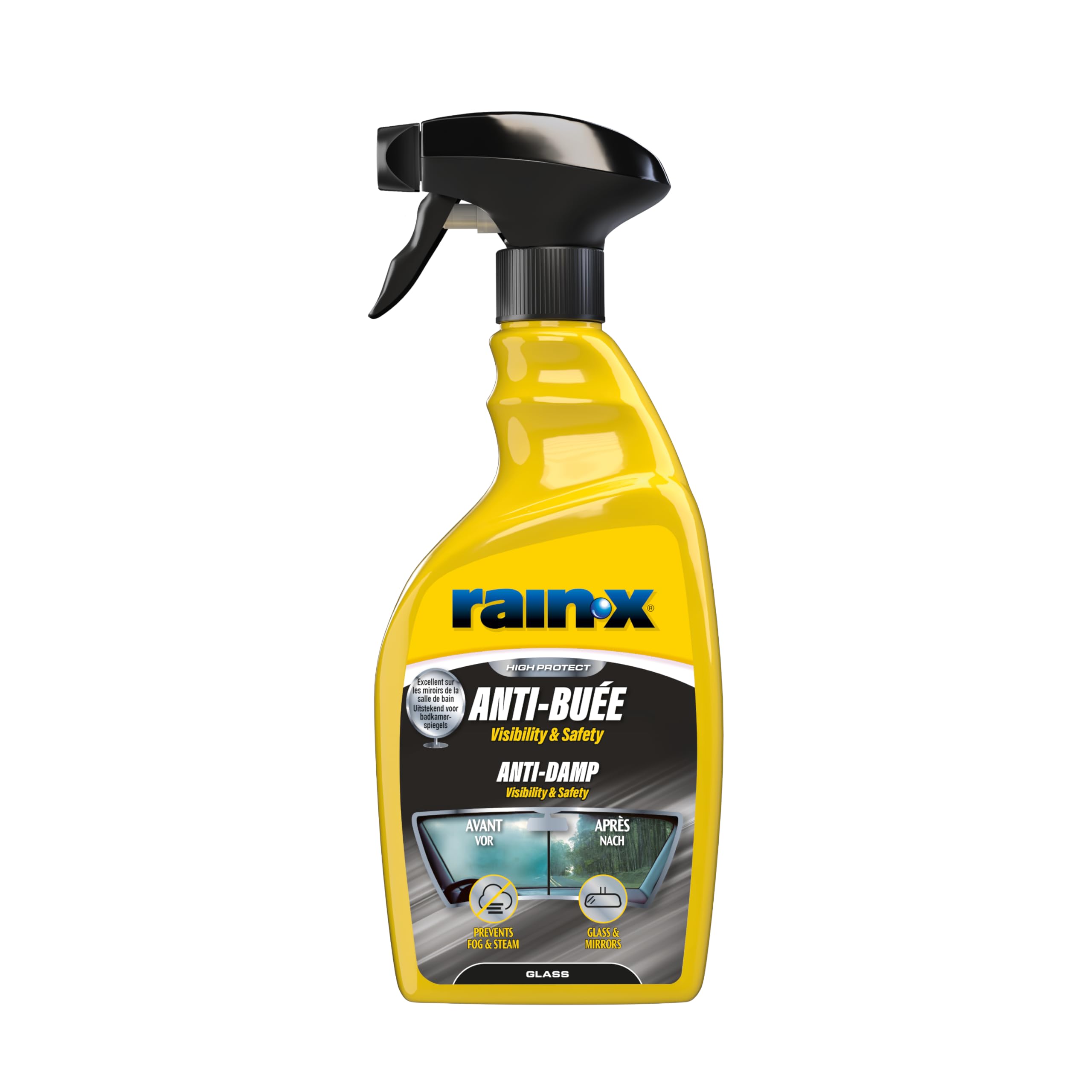 Rain-X Anti-Beschlag - Anti Fog Spray für Auto-Innenräume, Fenster, Spiegel & Duschen - Effektiver Schutz vor Beschlagen - 500 ml