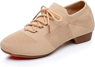 Rosefinch Women's Jazz Dance Shoes Knit Yoga Ballet Latin Modern Dance Practice Shoes
