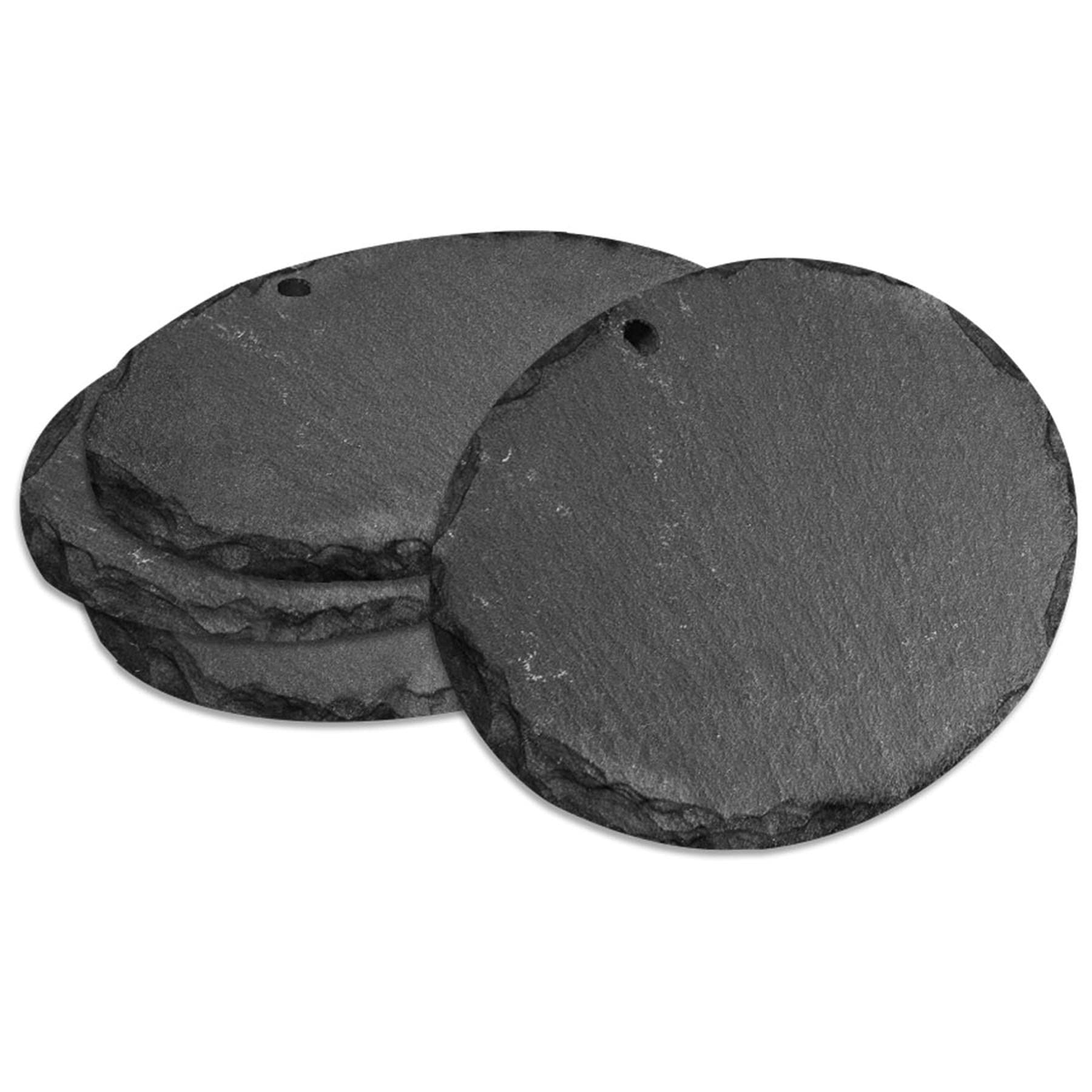 Lot De 4 Ardoises En Forme De Cœur - 7x7 Cm - Pour étiquetage Plantes Jardin - Résistantes Aux Intempéries