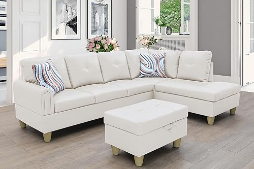 Bendigo - Sofá seccional orientado hacia la derecha con otomana