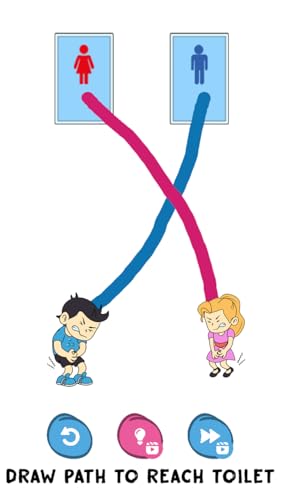 Toilet Rush Race - Draw Puzzle