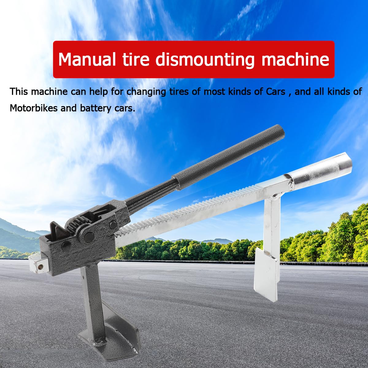 Manueller Reifenexpander Autoreifenentferner Radmontagebrecher