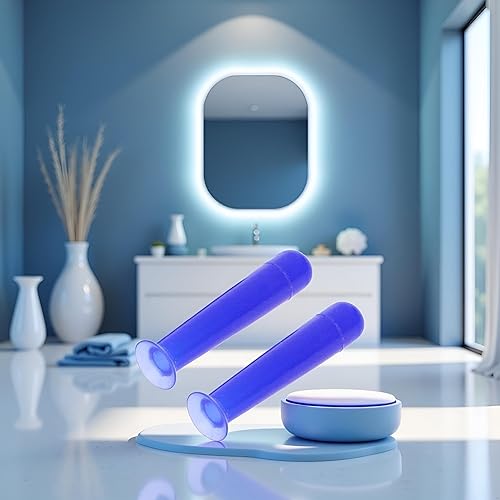 Miniatura 8 de 2 unids azul práctico lentes de contacto de silicona pequeñas ventosas palo RGP insertador removedor casos de lentes de contacto