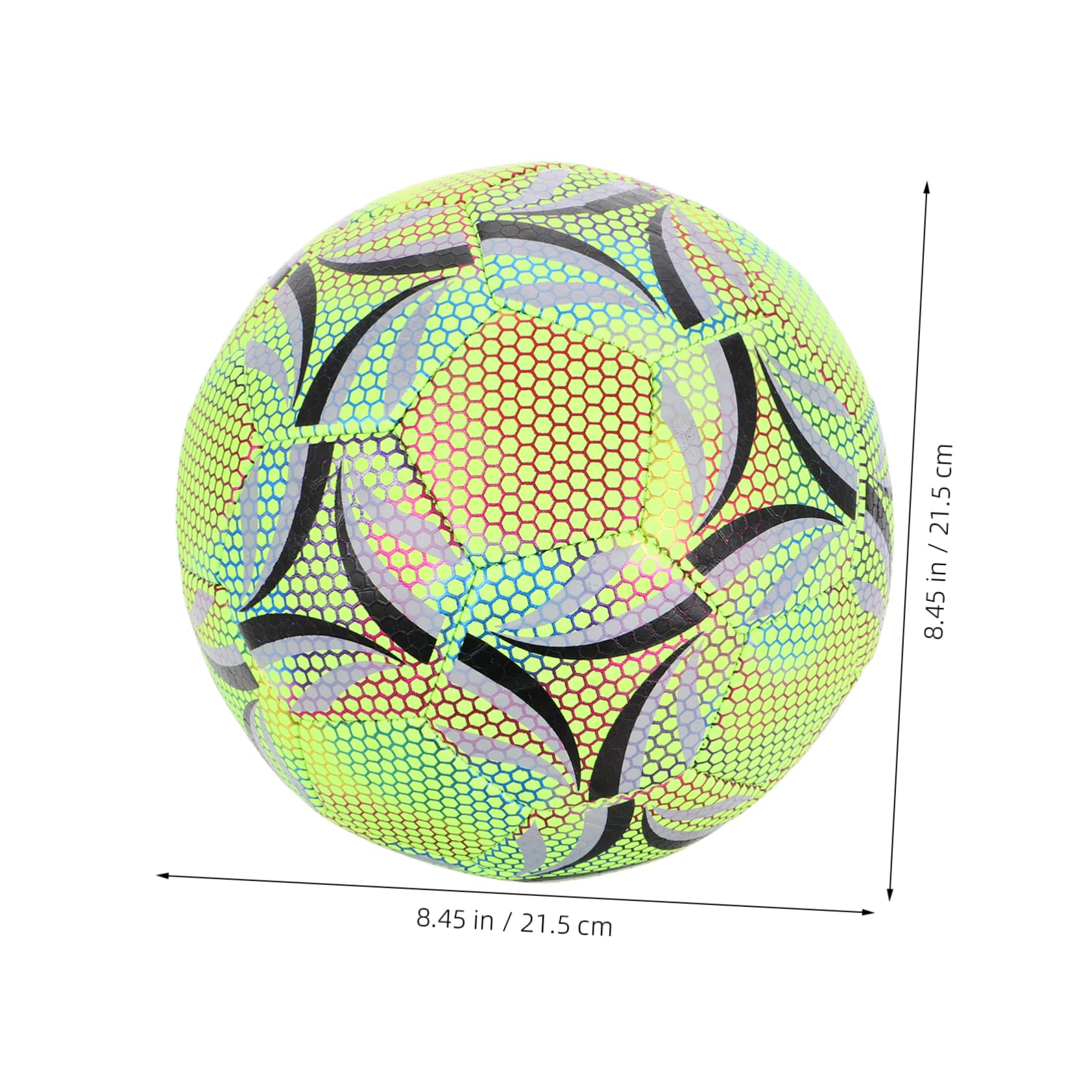 Pelota de Fútbol Nocturna de Entrenamiento para Jóvenes Fútbol de Competición con Efecto y Alta Durabilidad para Partidos Diurnos y
