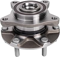 Vista 5 de TRQ - Juego de conjunto de rodamiento y cubo de rueda delantera (2 piezas)