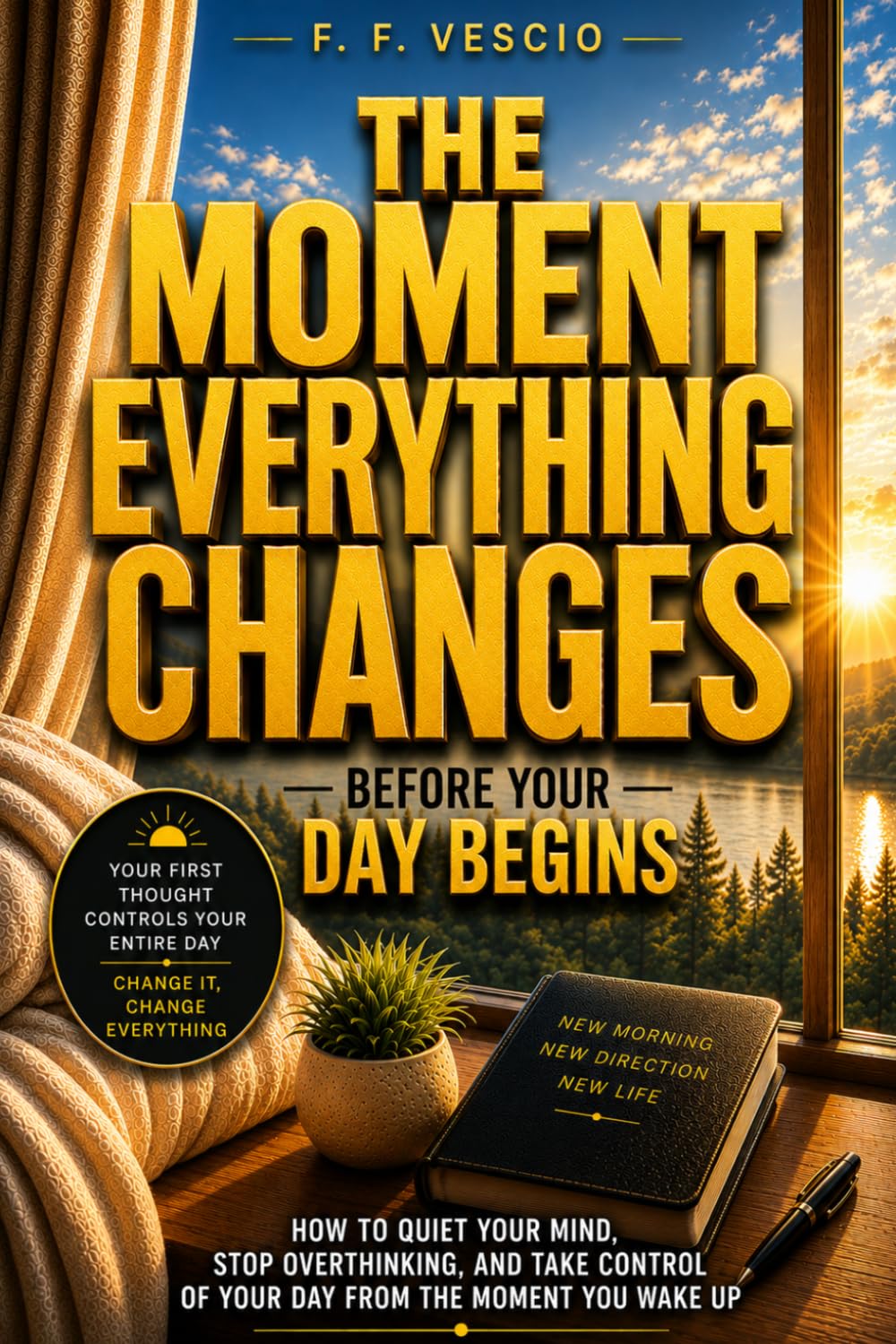 The Moment Everything Changes: How to Quiet Your Mind, Stop Overthinking, and Take Control Of Your Day From The Moment You Wake Up