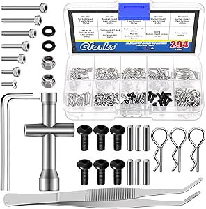 Kit De 186 Pièces Vis Et écrous En Acier Inox Pour RC Crawler Axial SCX24 1/24 - Améliorez Votre Petit 4x4 !