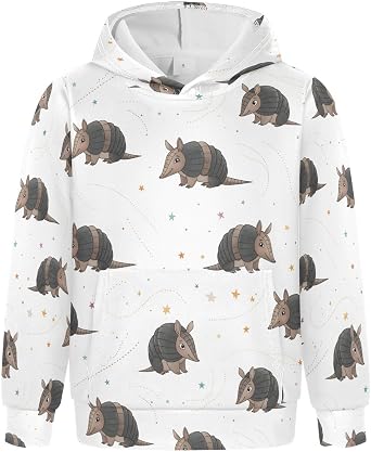 VIGTRO Boys Girls Hoodies Casual Hooded Pullover Sweatshirt Tops with Pockets for Kids 4-10 Years