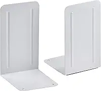 Acrimet Bibliocanto Premium – Suporte para Livros de Metal 1 Par, Branco, 292.9