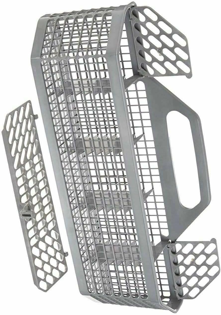 Dishwasher Silverware Basket Replaces For GE GLD4408R10WW GLD4404R10BB GLD4404R10CC GLD4404R10WW GLD4408R00BB GLD4408R00WW GLD4408R10BB GLD4458R00CS GLD4458R10CS GLD4464R00SS GLD4464R10SS Dishwasher