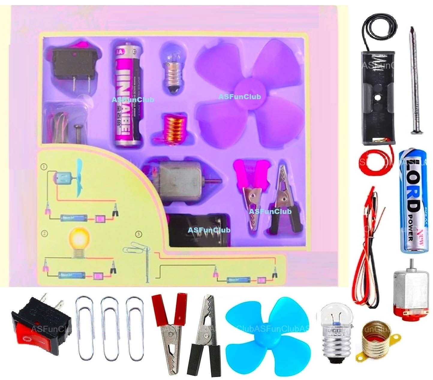 FunClub Science Kit for Kids Science Experiment Kit for Kids STEM Kit Electric Circuit Kit for Students DIY Science Kit for Student Science School Projects Kit DIY Gadgets Toy Educational Learning Kit (B0CS1KNBWW) Amazon Price History, Amazon Price Tracker