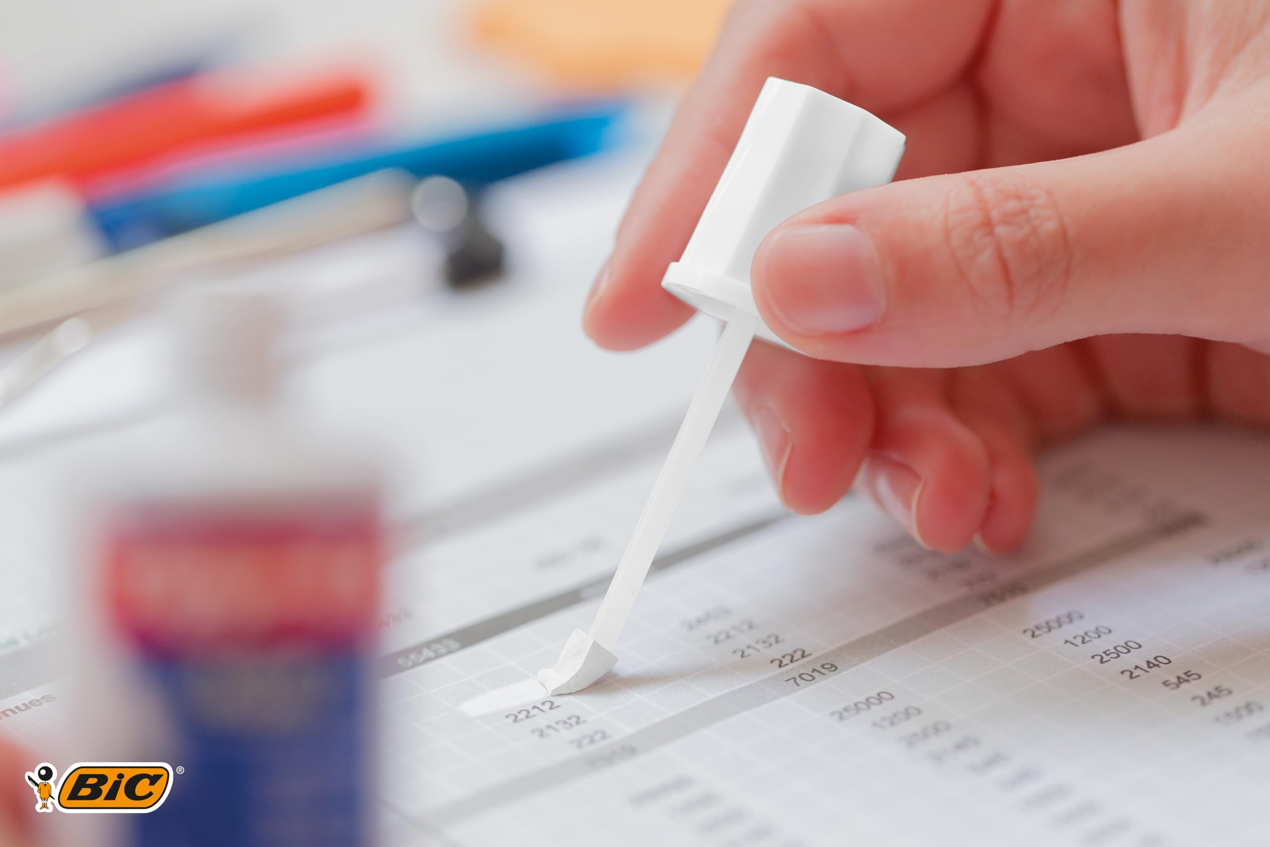 Tipp-Ex Bianchetto Liquido per Carta, Rapid, Confezione da 10 Correttori da 25ml, Cancelleria Scuola e Casa