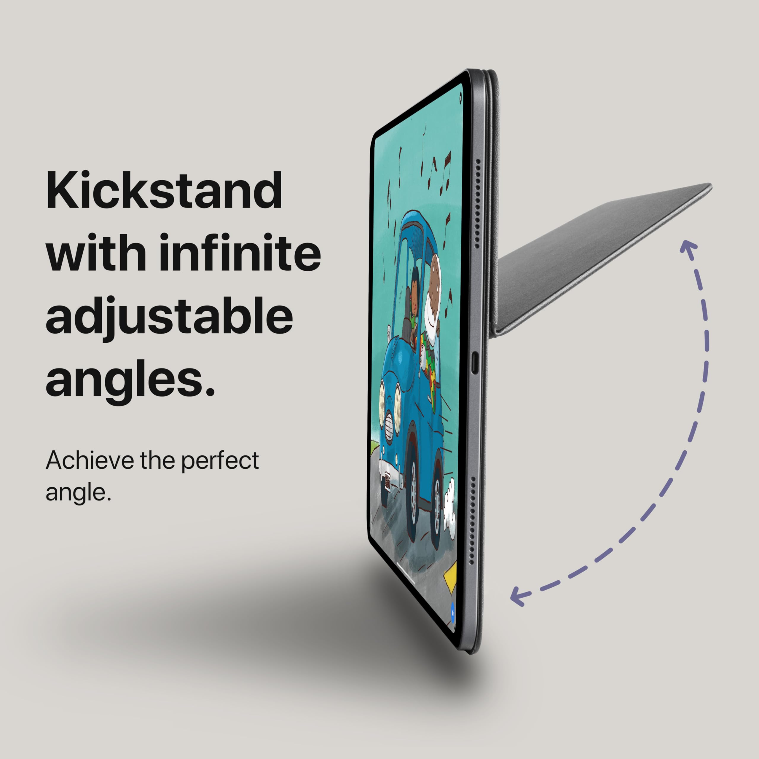 Amazon.co.jp: TineeOwl iPad Pro 13インチ (M5/M4) 2025/2024用 調節