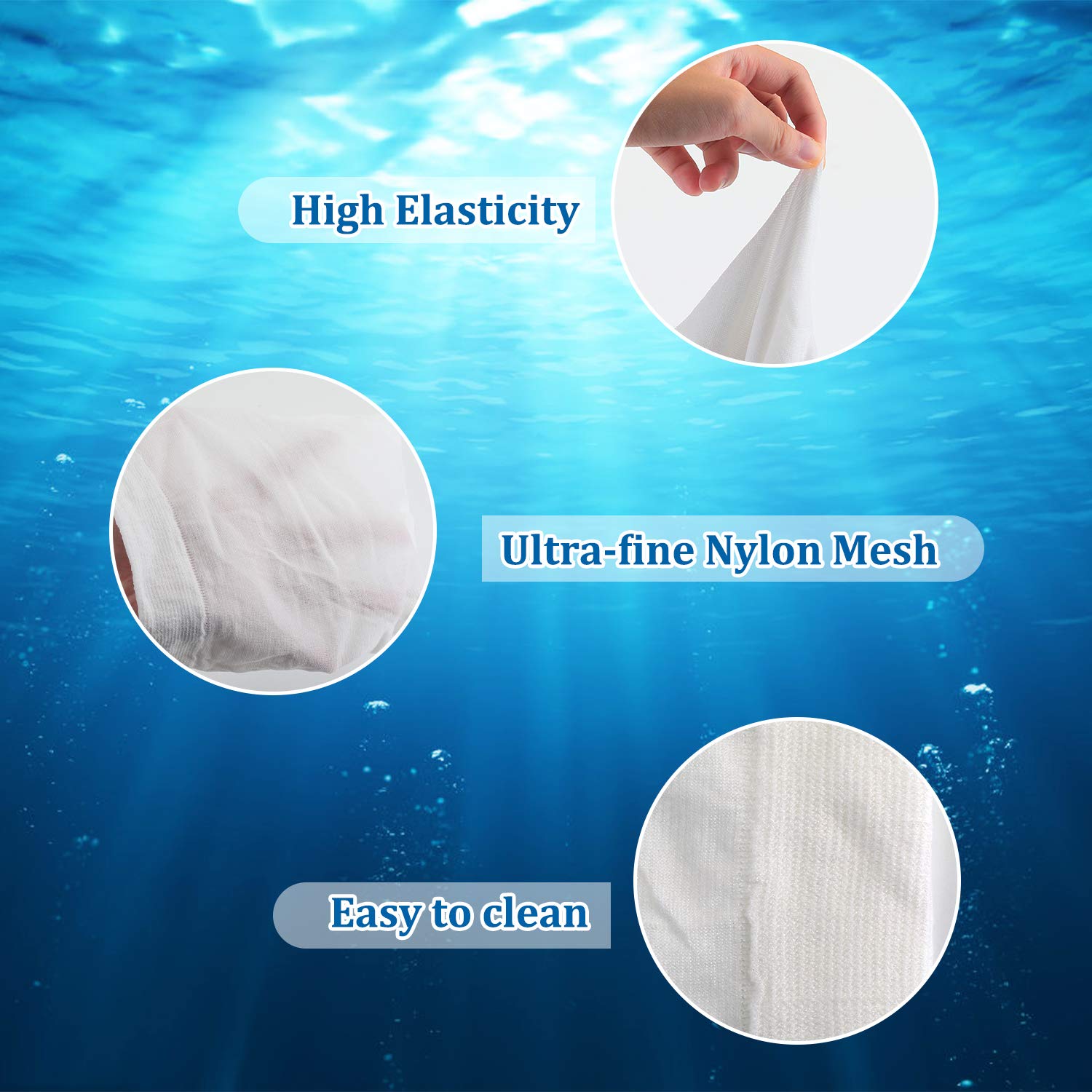 Calzini Per Skimmer Per Piscina, 20 Pezzi Calze Da Filtro, Calze Per Skimmer, Per Filtrare Foglie, Erba, Capelli, Schiuma E Altri Rifiut - Foto 8