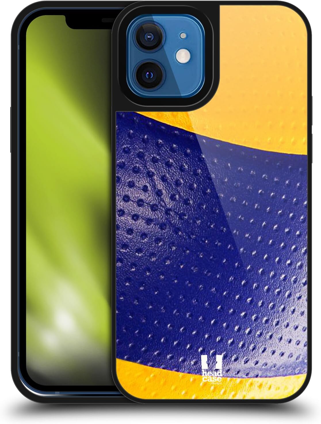 Head Case Designs Volleyball Ball Collection Gel Armor Case [Military Grade Drop Protection] Compatible with Apple iPhone 12 / iPhone 12 Pro