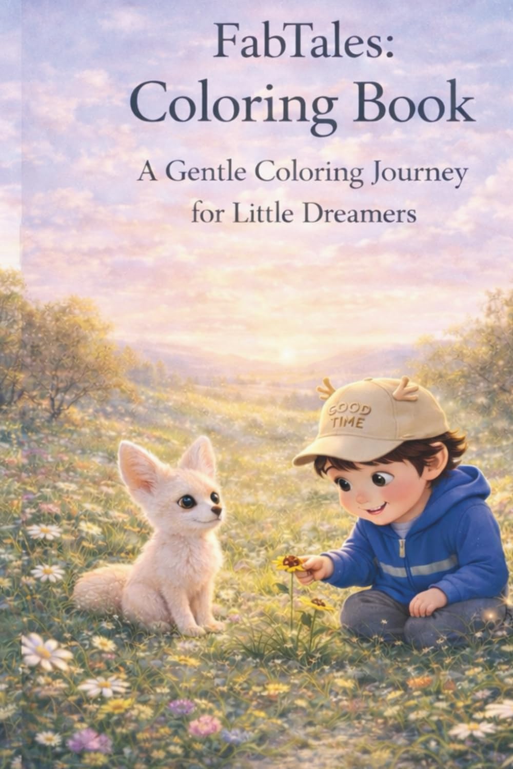 FabTales : Fab and Leo Meadows Advanture Colouing Book: A Gentle Colouing Book for Kids Ages (2-7) (FabTales Adventure coloring book)