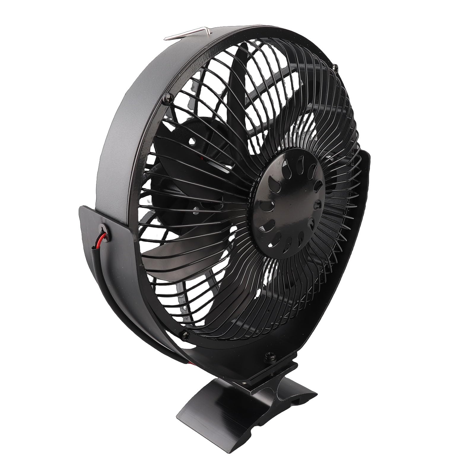 Ventilatore per Stufa a Legna con Calore, Protezione in Lega di Alluminio, Regolazione Manuale 360 Gradi, per Camini e Stufe a Legna