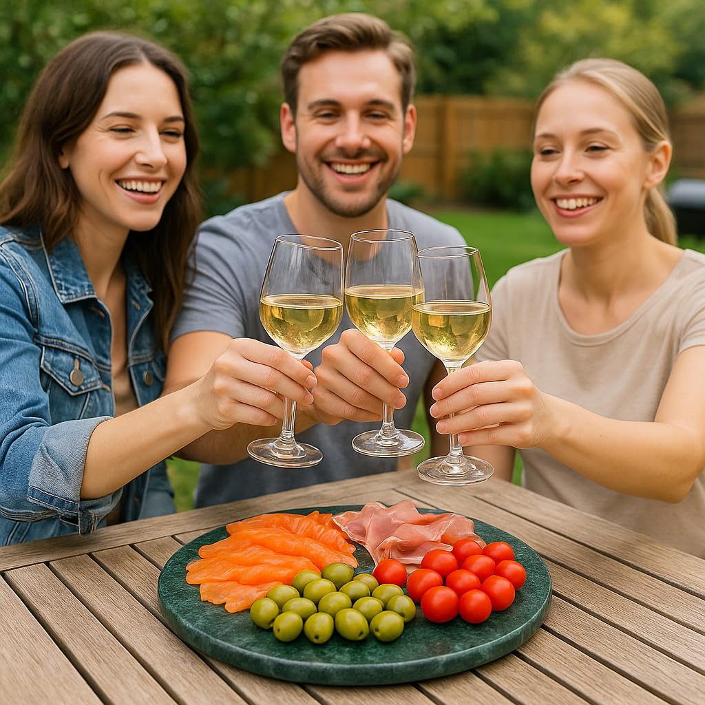 Amazon｜Creative Home 天然大理石 チーズボード 8インチ ラウンド