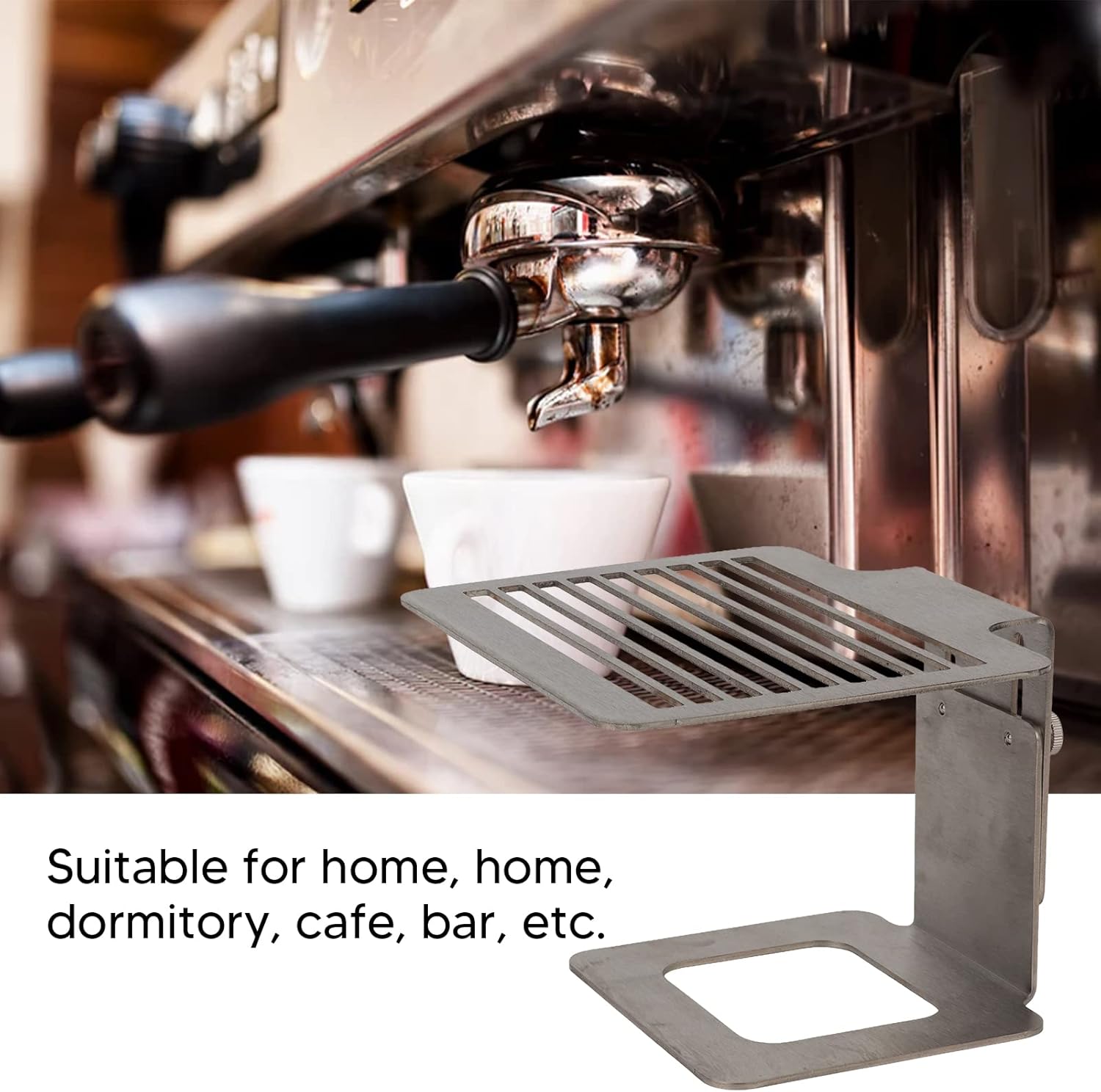 Adjustable Stainless Steel Coffee Machine Weighing Rack for Precise Brewing