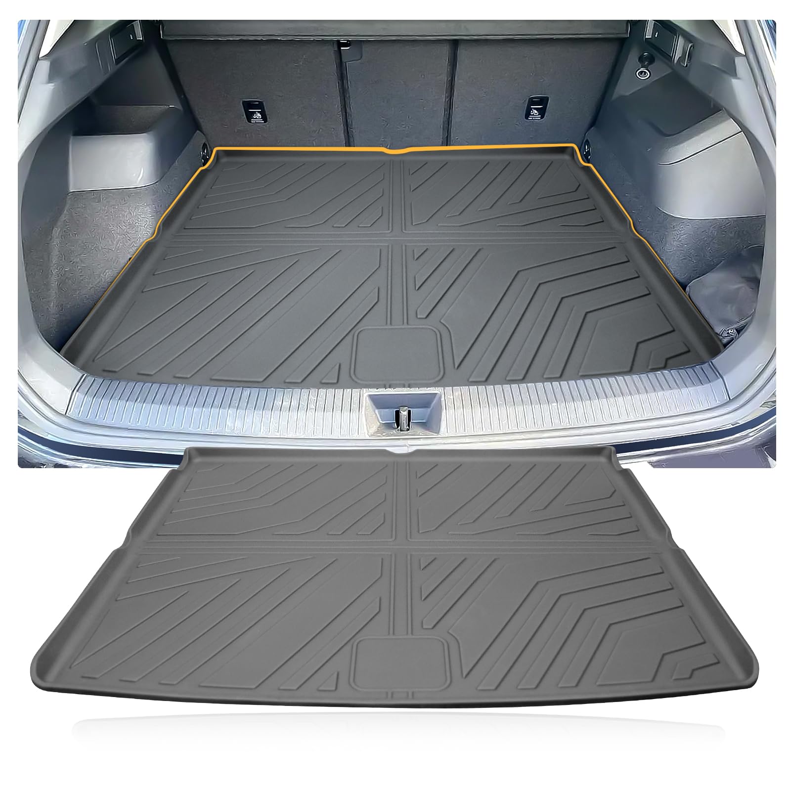 Tapis De Coffre En Caoutchouc Avec Impression - Kia Sportage à Partir