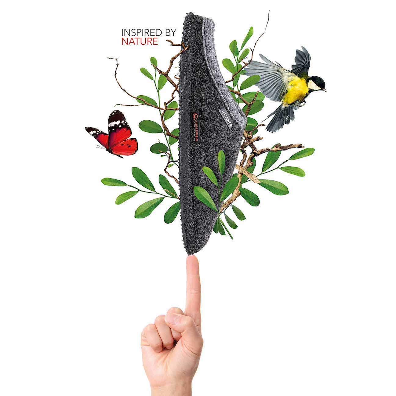 Giesswein Hausschuhe Dannheim - Warme Filz-Pantoffeln für Damen & Herren, Rutschfeste Pantoletten, Unisex Slippers aus Wolle‌
